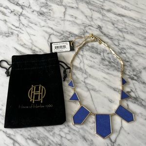 House of Harlow 1960 Cobalt Blue Necklace
